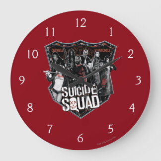 Grande Horloge Ronde Équipe de suicide | Badge de groupe photo