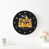 Grande Horloge Ronde Équipe de suicide | Logo de la bombe (Maison)