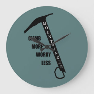 Grande Horloge Ronde Escalade rocheuse motivationnelle