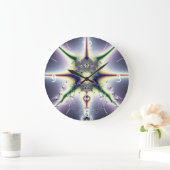 Grande Horloge Ronde Espace Violet (Maison)