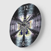 Grande Horloge Ronde Espace Violet (Angle)