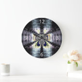 Grande Horloge Ronde Espace Violet (Maison)