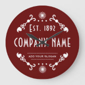 Grande Horloge Ronde Established Business Name, Decorative (Recto)