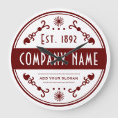Grande Horloge Ronde Established Business Name, Decorative (Recto)