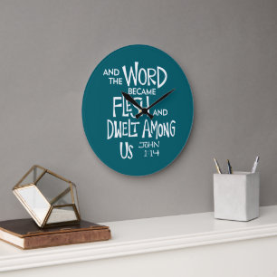 Grande Horloge Ronde Et la Parole devint Chair 2
