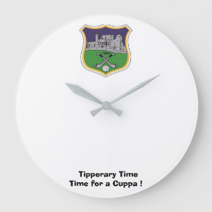 Grande Horloge Ronde Étaient sur le temps-temps Tipperary pour un Cuppa