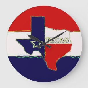 GRANDE HORLOGE RONDE ÉTAT DU TEXAS
