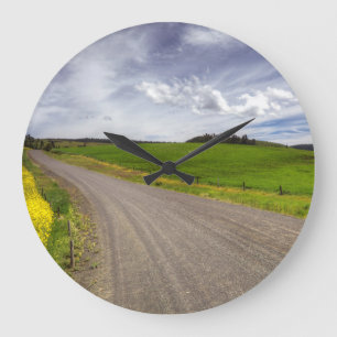 Grande Horloge Ronde États-Unis, Idaho, Comté d'Idaho, Champ de colza