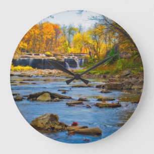 Grande Horloge Ronde États-Unis, Indiana. Cataract Falls State Recreati