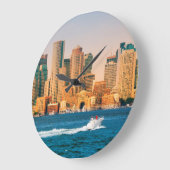 Grande Horloge Ronde États-Unis, Massachusetts. Panorama sur le front d (Angle)