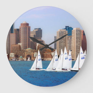 Grande Horloge Ronde États-Unis, Massachusetts. Skyline du front de mer
