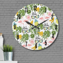 Été Amusants Motif Tropical