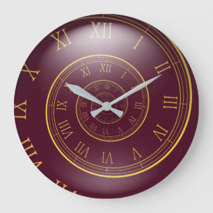 Grande Horloge Ronde Eternal Clocks, Spiral roman Large Clock
