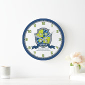 Grande Horloge Ronde Ethan boys name meaning green bear shield (Maison)