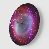 Grande Horloge Ronde étincelles d'attraction (Angle)