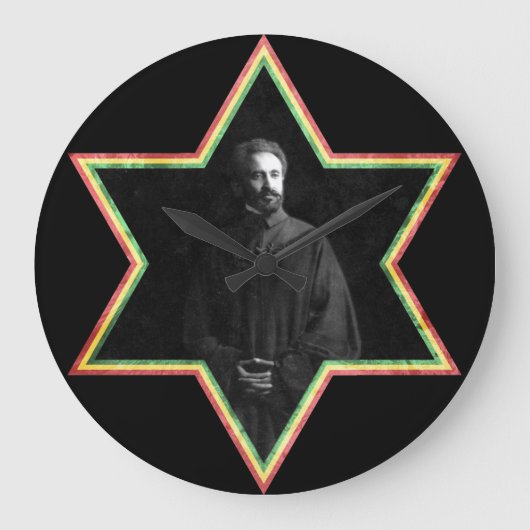 Grande Horloge Ronde Étoile de David de Haile Selassie (Recto)