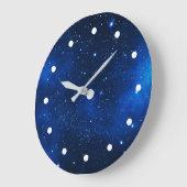 Grande Horloge Ronde Étoiles de galaxie spatiale (Angle)