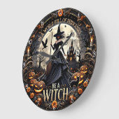 GRANDE HORLOGE RONDE ÊTRE UN TÉMOIN (Angle)