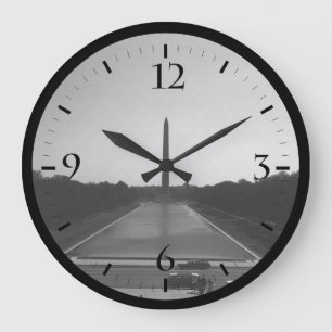 Grande Horloge Ronde Étui vintage USA Monument de Washington Case-Mate
