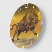Grande Horloge Ronde European bison (Angle)