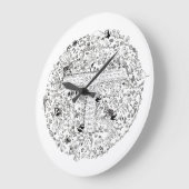 Grande Horloge Ronde Express Animals Trees (Angle)