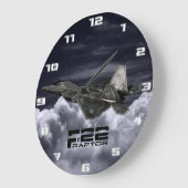 GRANDE HORLOGE RONDE F-22 RAPTOR (Angle)