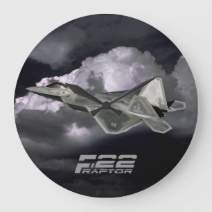 Grande Horloge Ronde F-22 RATOIRE Rond (Grand) Mur
