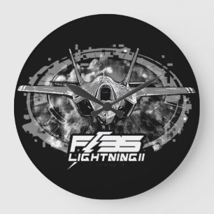 Grande Horloge Ronde F-35 Éclair II