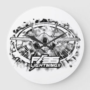 Grande Horloge Ronde F-35 Éclair II