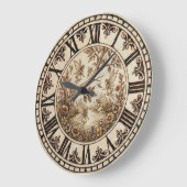 Grande Horloge Ronde Fairies Wall Clock (Angle)