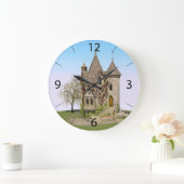 Grande Horloge Ronde Fairytale Castle Parfait cadeau d'anniversaire et (Maison)
