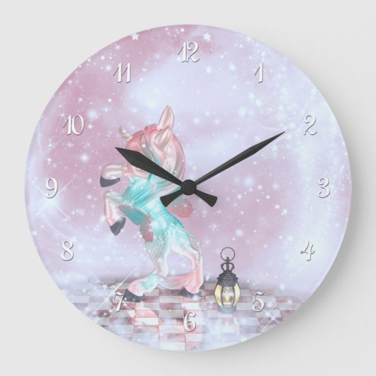 Grande Horloge Ronde Fairytale Unicorn (Recto)
