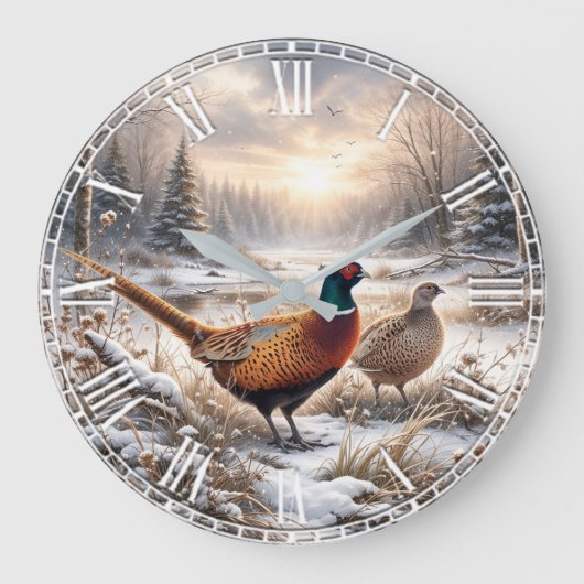 Grande Horloge Ronde Faisan (Recto)