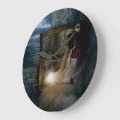 Grande Horloge Ronde Falln Vanité éternelle (Angle)