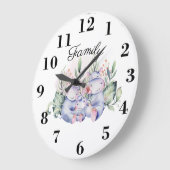 Grande Horloge Ronde Famille (Angle)