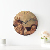 Grande Horloge Ronde Famous fine art, Raphael, Sistine Cherub (Maison)
