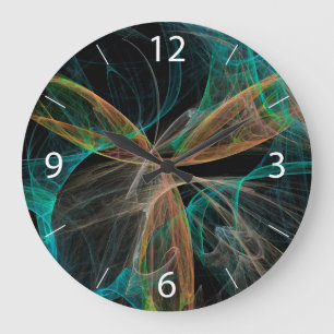 Grande Horloge Ronde Fantaisie spatiale