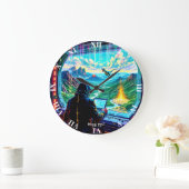 Grande Horloge Ronde Fantasy Cute Fantastic Run Park (Maison)