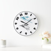 Grande Horloge Ronde Fast Trains Clock (Maison)