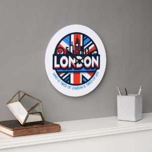 Grande Horloge Ronde Fatigué de Londres