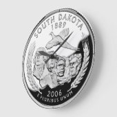 Grande Horloge Ronde Faux clock Dakota State (Angle)