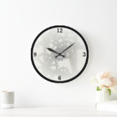 Grande Horloge Ronde Faux engrenages transparents (Maison)