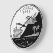 Grande Horloge Ronde Faux Florida State Quarter (Angle)