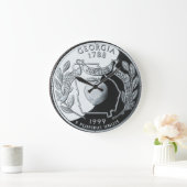 Grande Horloge Ronde Faux Georgia (Maison)