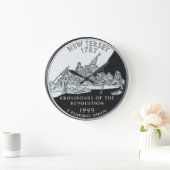 Grande Horloge Ronde Faux New Jersey (Maison)