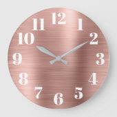 Grande Horloge Ronde Faux Rose Gold Foil (Recto)