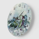 Grande Horloge Ronde Fées d'une songe d'une nuit d'été (Angle)