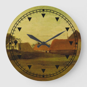 Grande Horloge Ronde Fermes à Loosduinen près de La Haye...