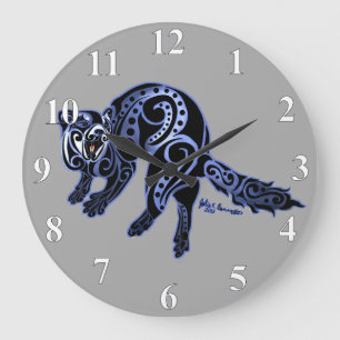 Grande Horloge Ronde Ferret Trybe : Danse de guerre !
