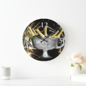 Grande Horloge Ronde Fête du Nouvel An (Maison)